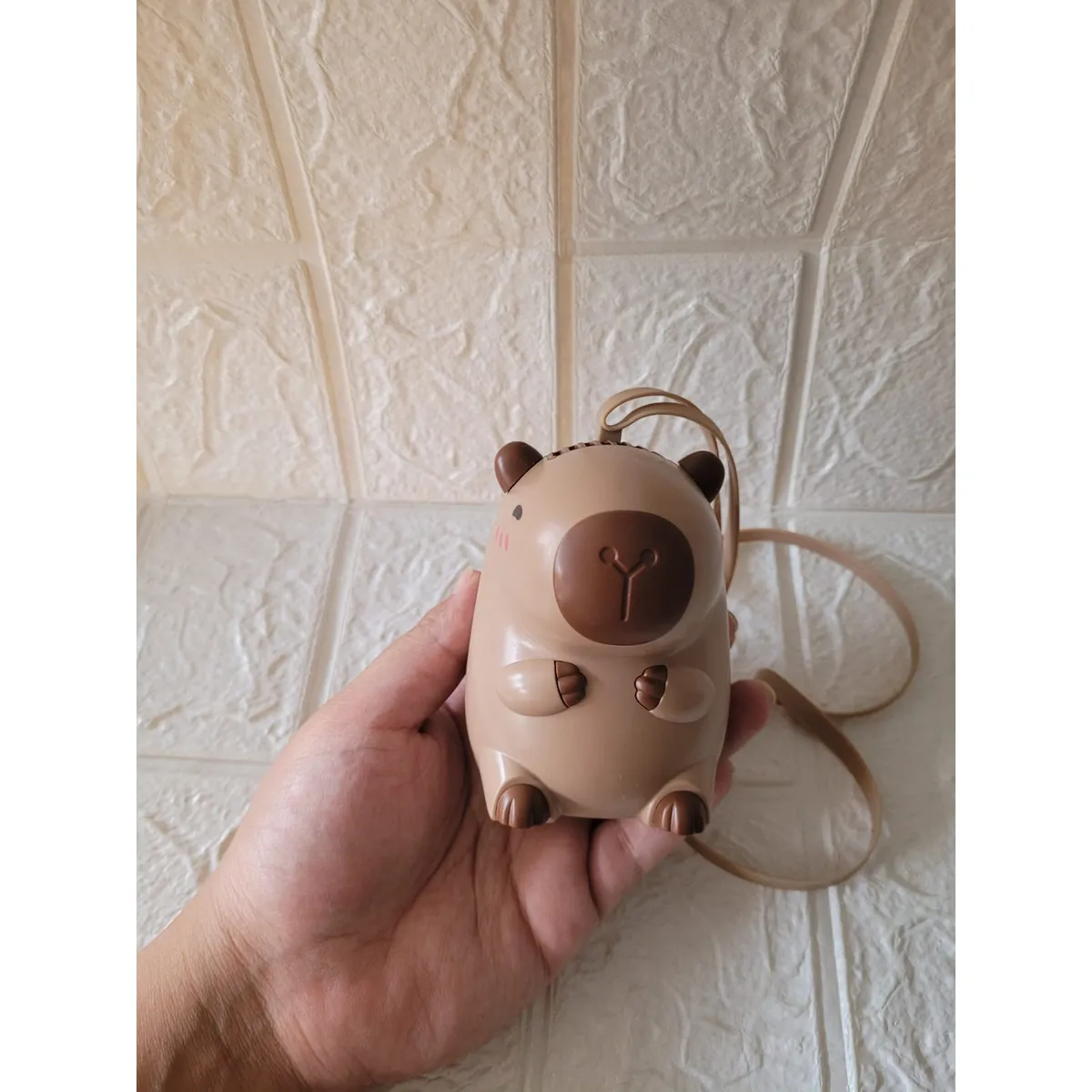 GENERICO - MINI VENTILADOR CAPIBARA - MARRON