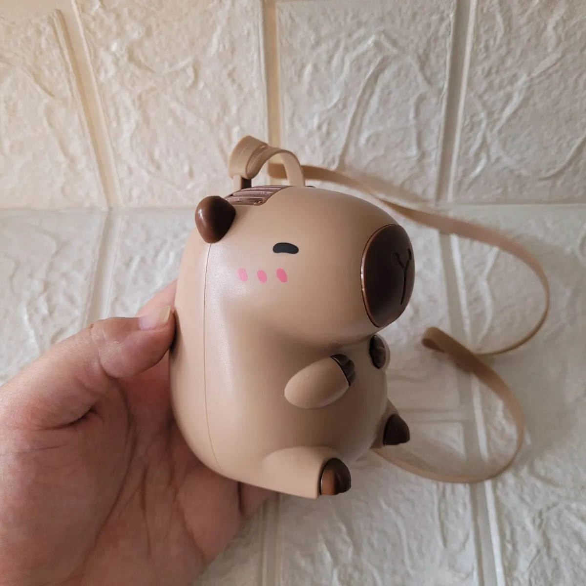 GENERICO - MINI VENTILADOR CAPIBARA - MARRON