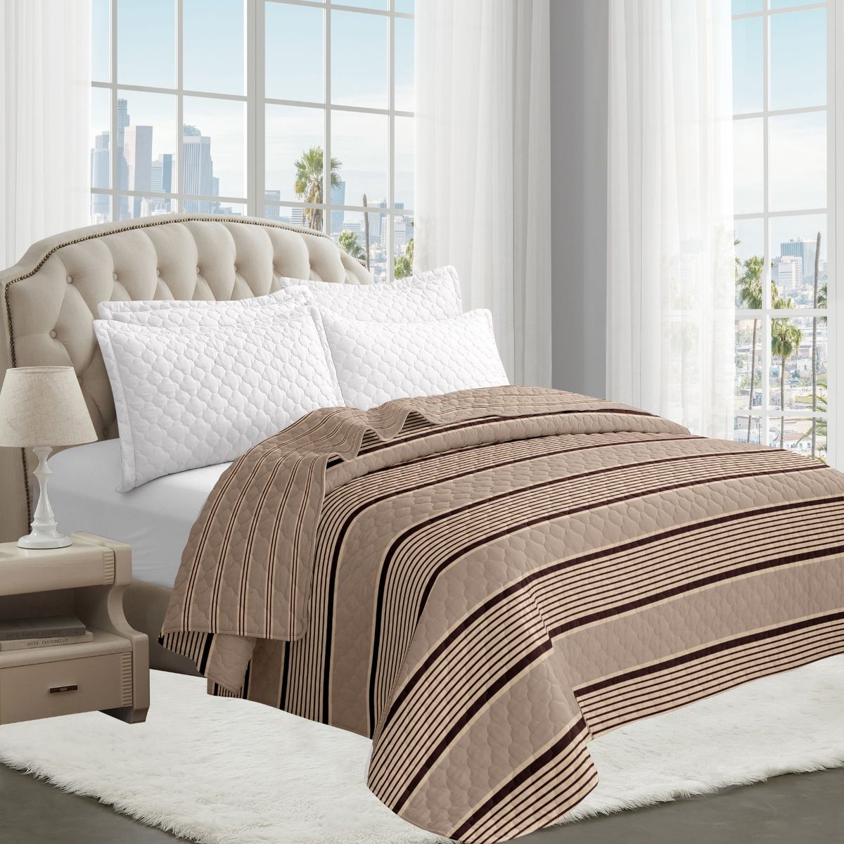 GOLDSUN - CUBRECAMA GOLDSUN  EN 1 PIEZA DE 2 PLAZAS