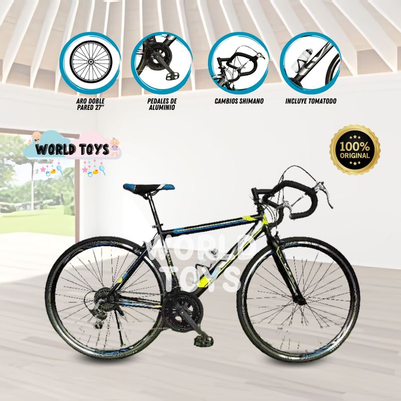 VELOX - Bicicleta Deportiva Aro 27 «PALMEIRA RACER» Blue