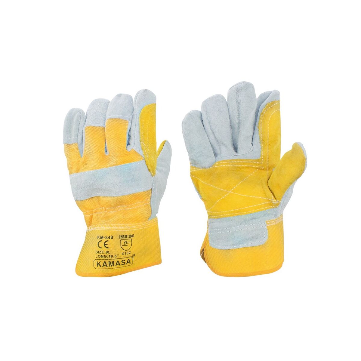 KAMASA - Guante de Cuero para Soldar 10Pug