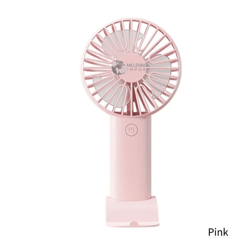 GENERICO - Ventilador Portátil de 3 Velocidades con Base para Celular