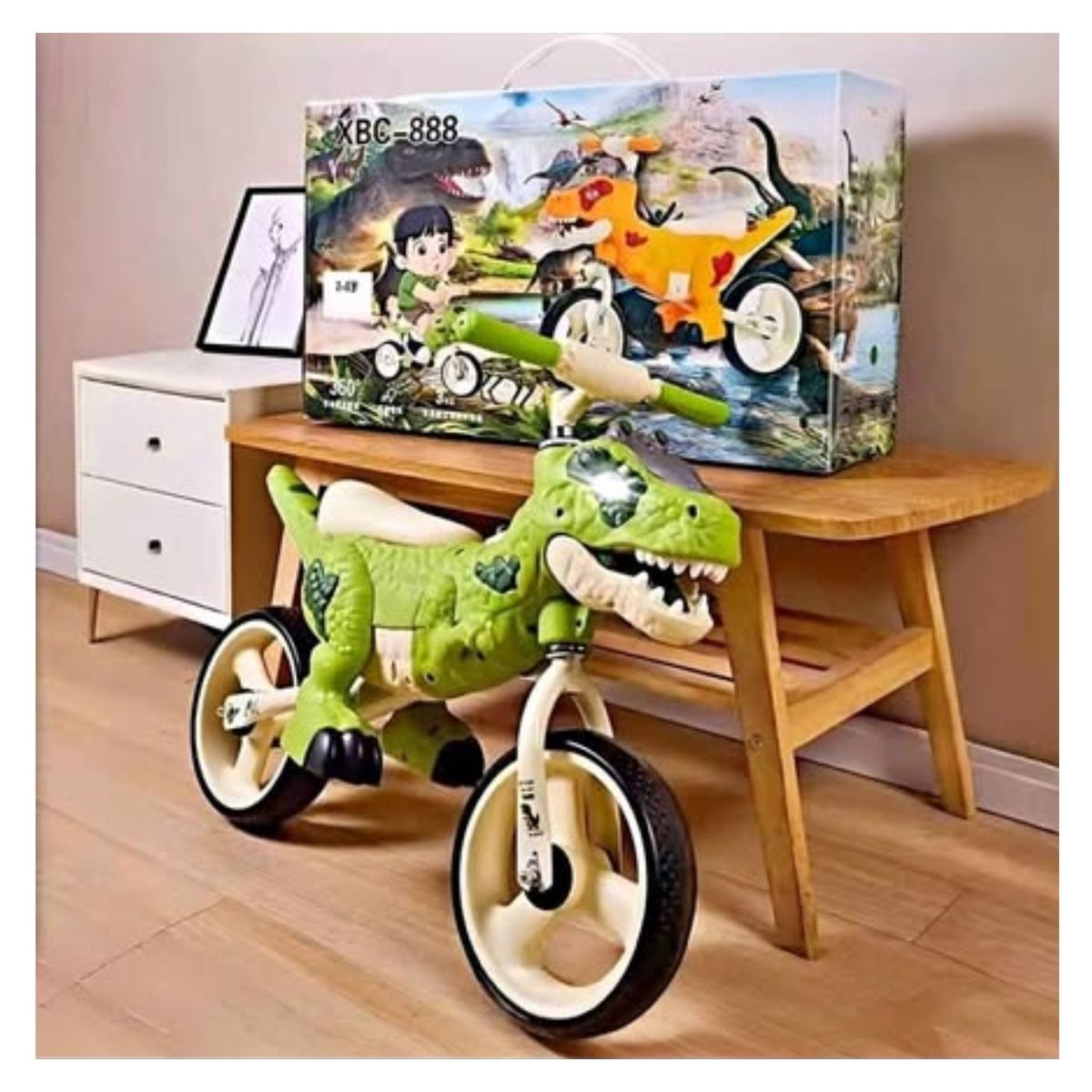 GENERICO - Bicicleta de Equilibrio Infantil Dinosaurio