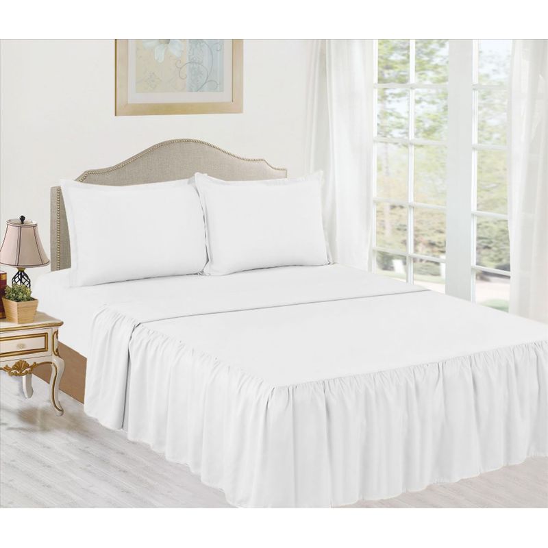CASATEX - Juego de Sábanas 2 Plazas 100% Algodón con Blonda