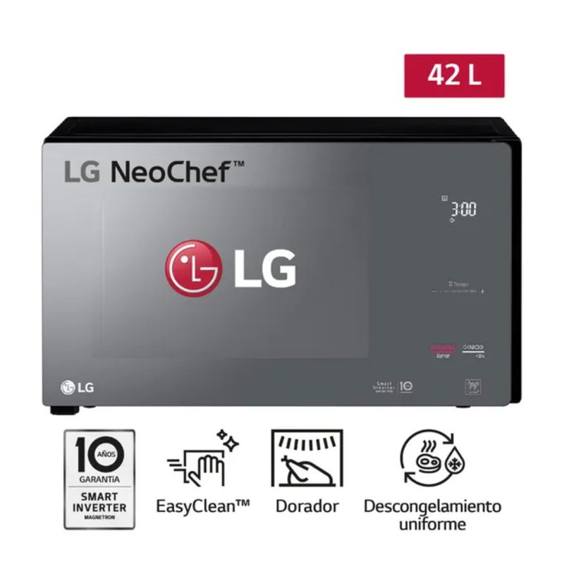 LG - Horno Microondas LG MH8296DIR EasyClean 42L