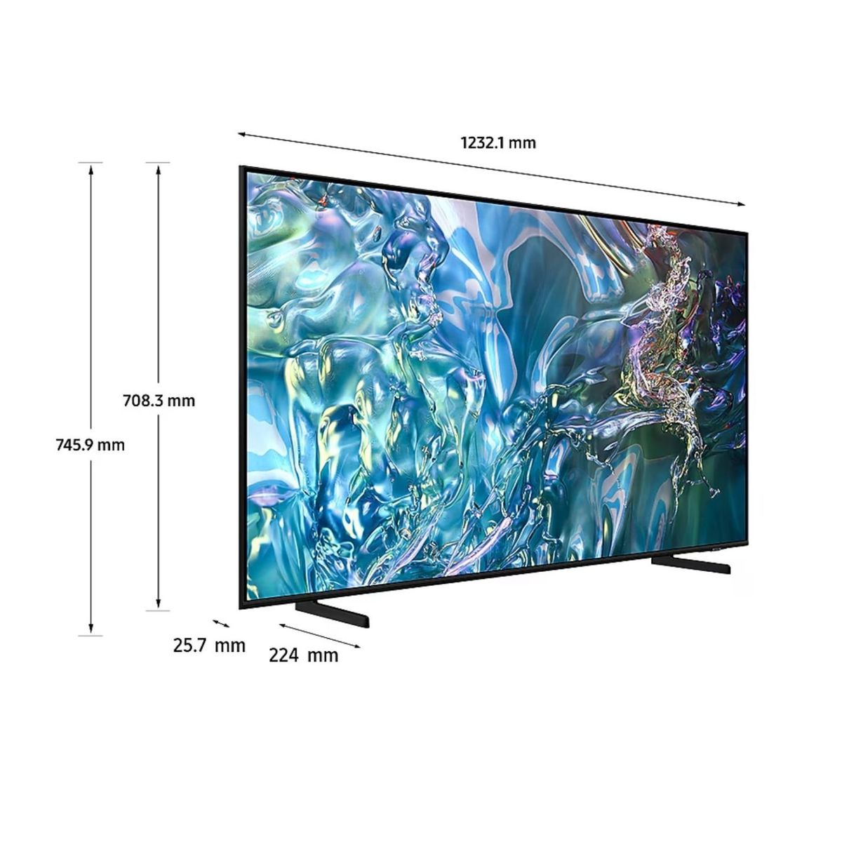 SAMSUNG - Televisor Samsung QLED Tizen OS Smart Tv 55 4K QN55Q60DAGXPE + Soundbar HW - C450