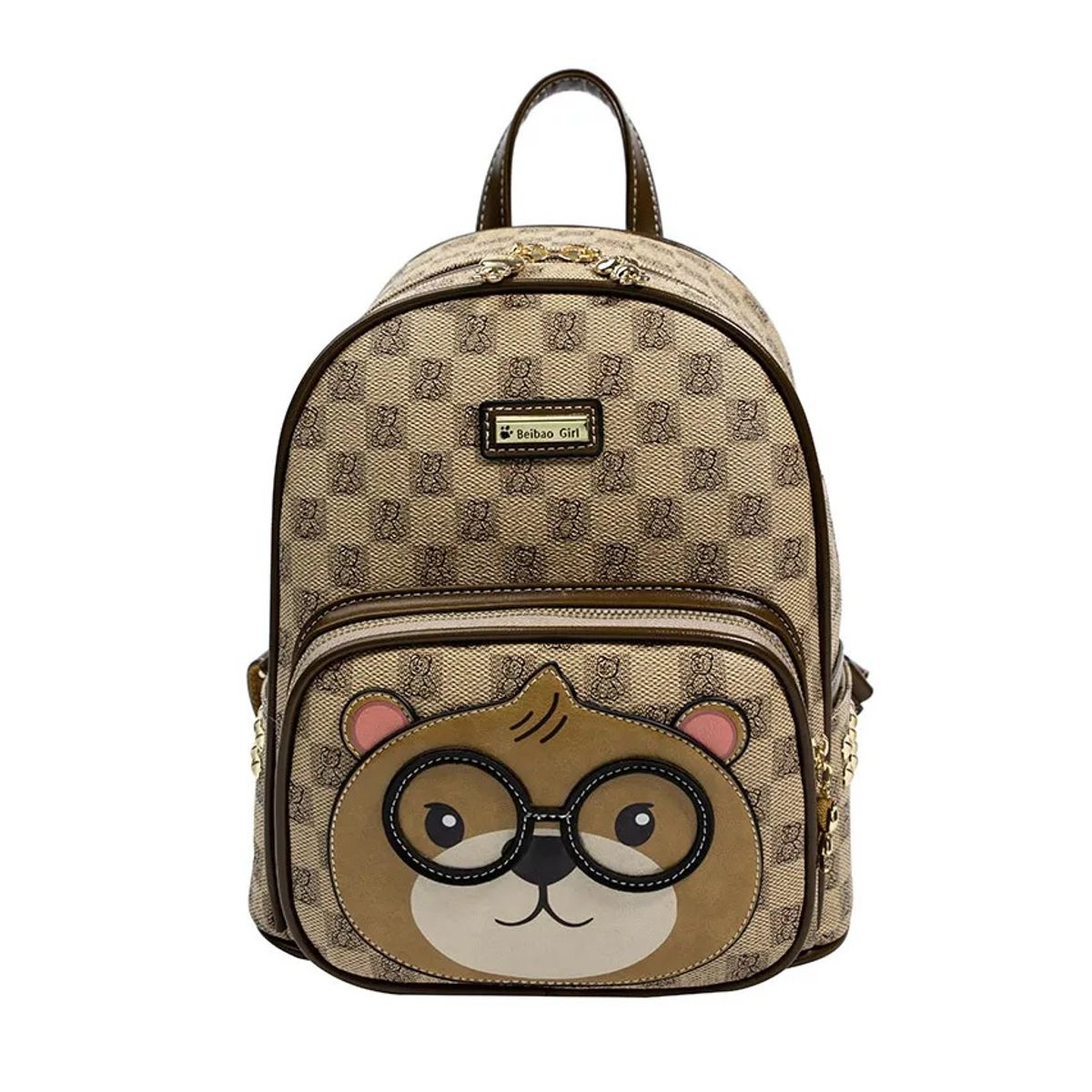 OEM - Mochila Exclusiva Piton Bear Cuero Pu Premium