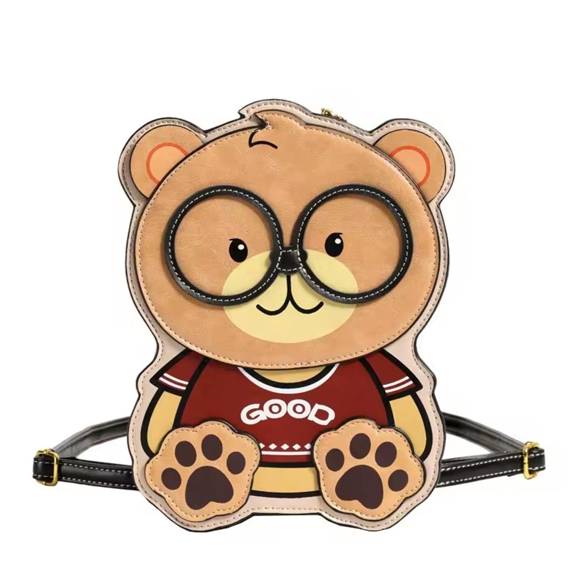 OEM - Mochila Morral Exclusiva Piton Bear Cuero Pu Premium