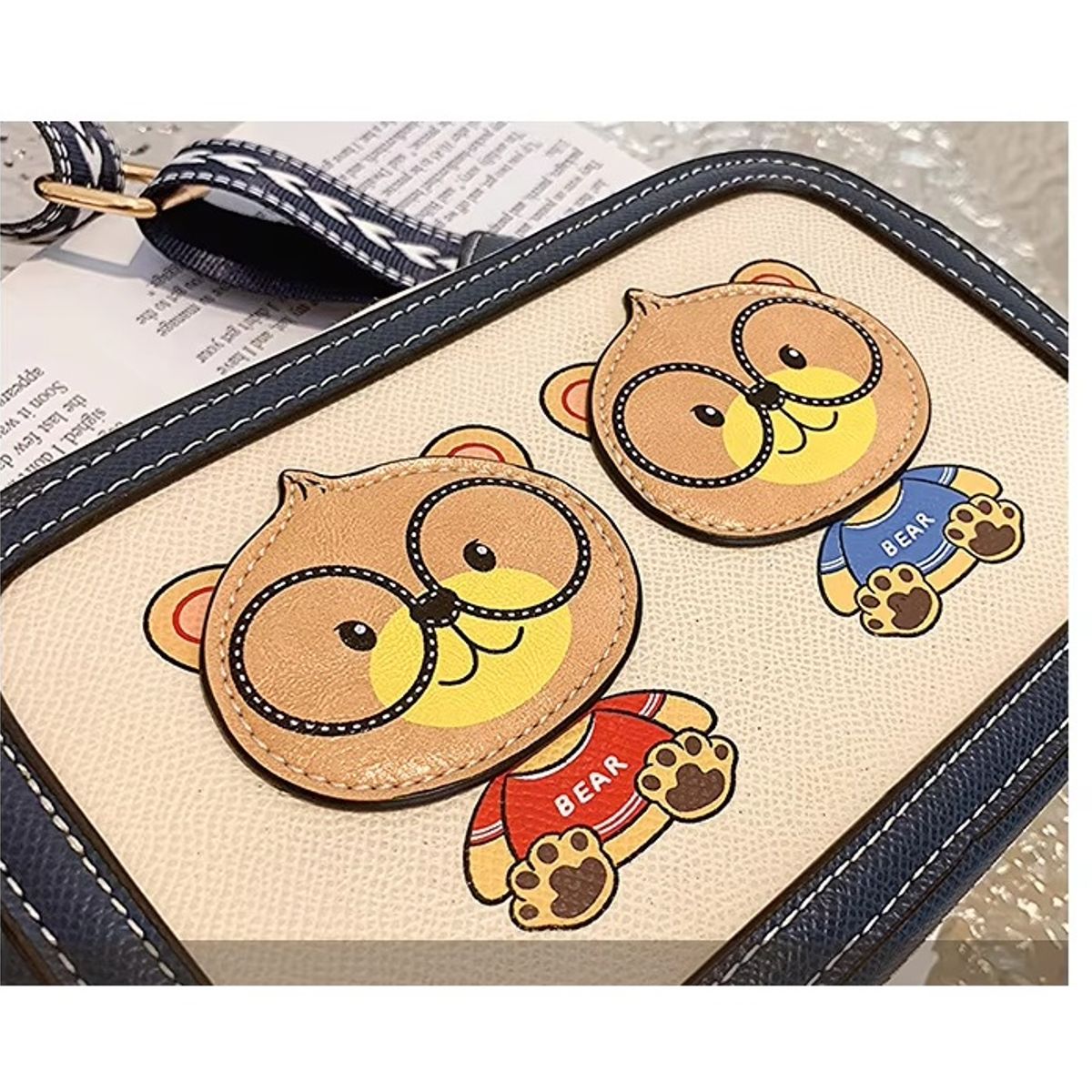 OEM - Morral Exclusivo Piton Bear Cuero Pu Premium