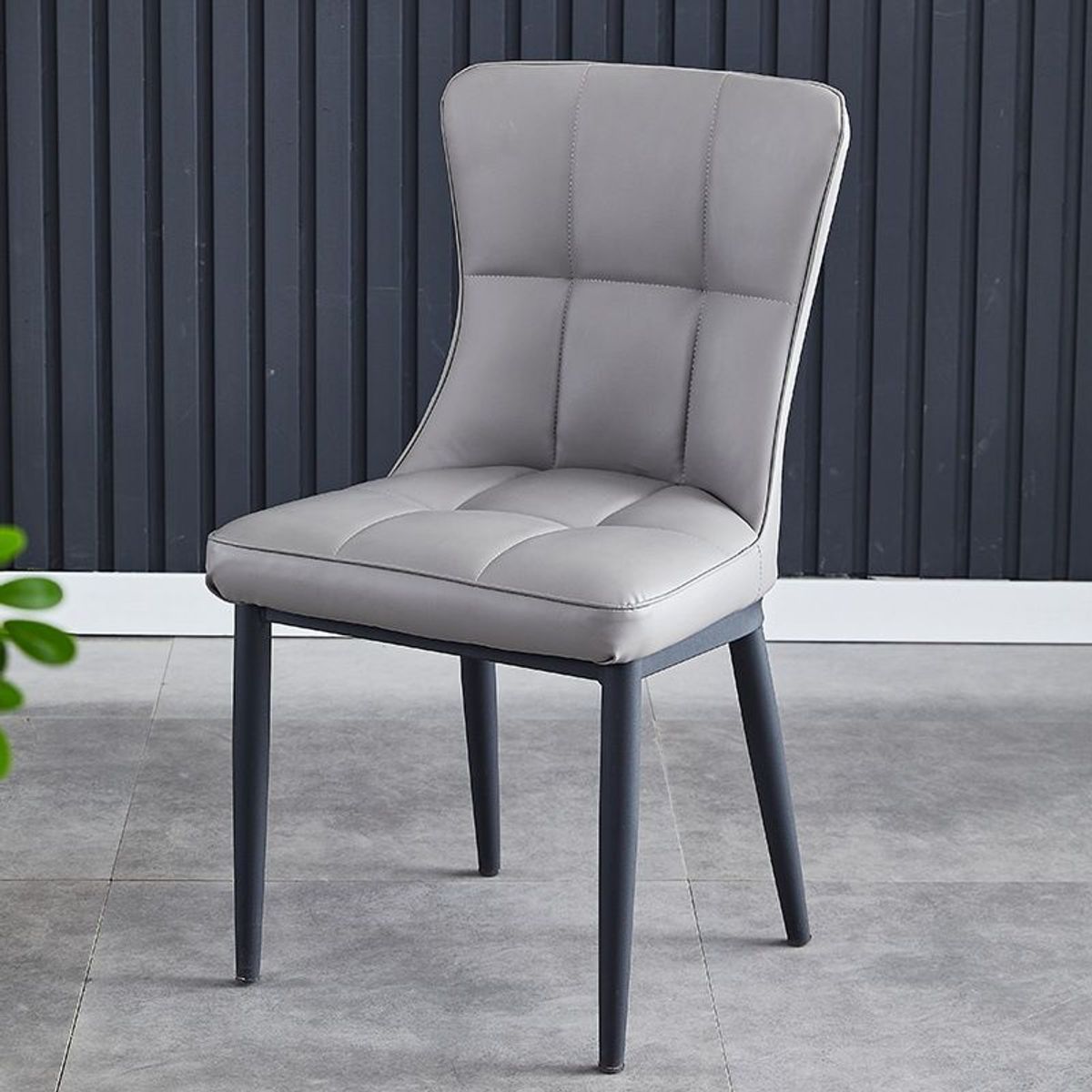 GENERICO - Silla de Comedor Roselio - Nogal y Gris