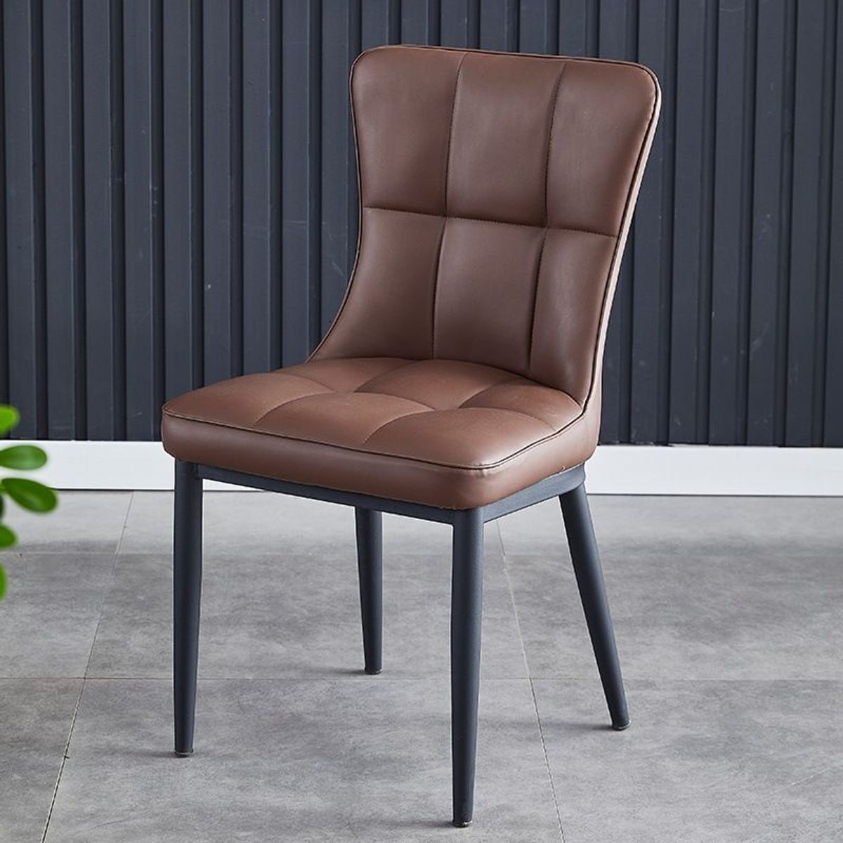 GENERICO - Silla de Comedor Roselio - Nogal y Marrón