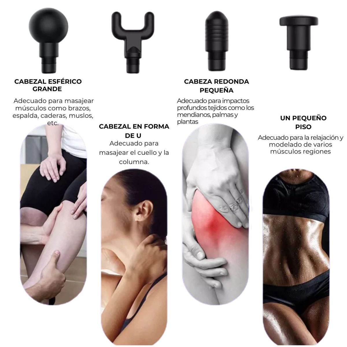 VICTORIA - Pistola Profesional Compacta Masajes Intensos Recuperación y Alivio