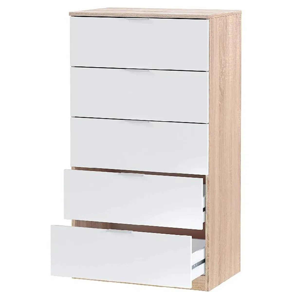 NACION MUEBLES - COMODA NACION MUEBLES ARISTOTELES COLOR BLANCO-PANELA NM