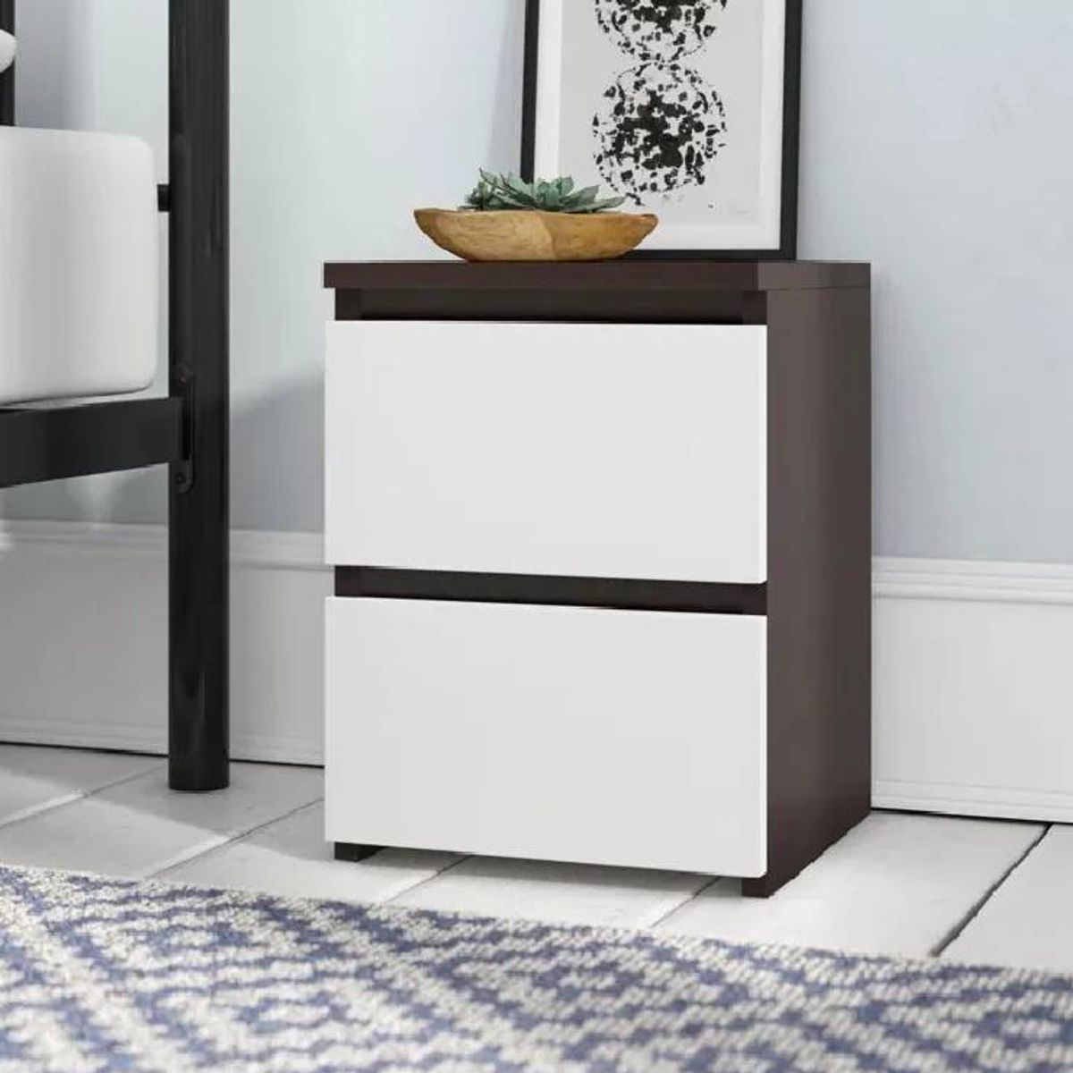 NACION MUEBLES - VELADOR NACION MUEBLES CRISS COLOR BLANCO NM