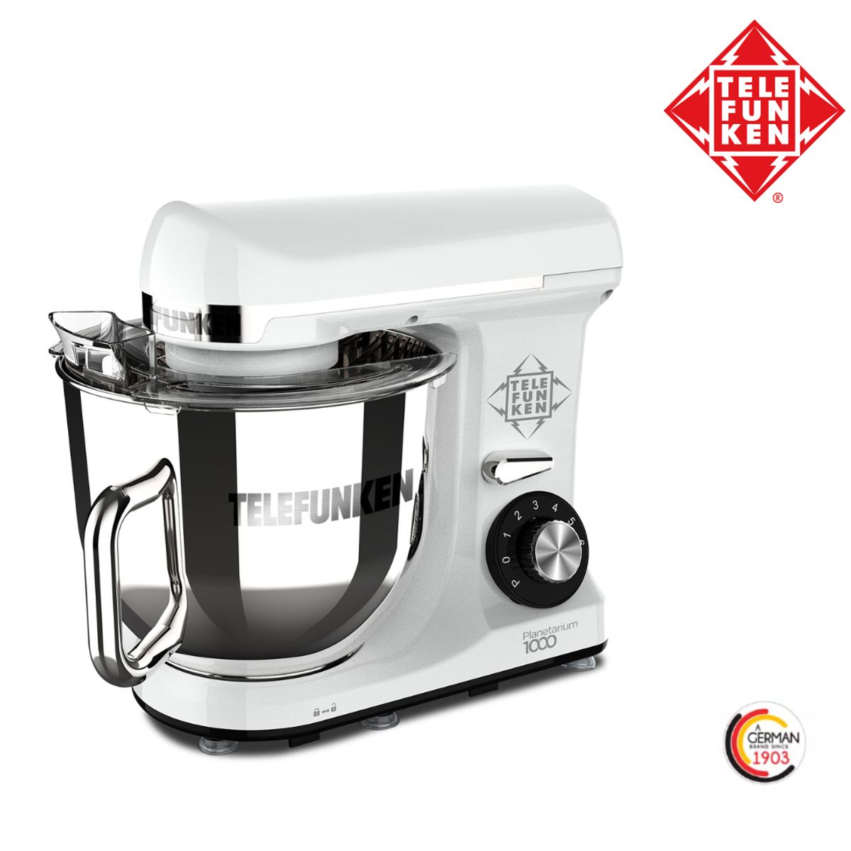 TELEFUNKEN - BATIDORA DE PEDESTAL  5.7 LT TELEFUNKEN PLANETARIUM 1000 BLANCA