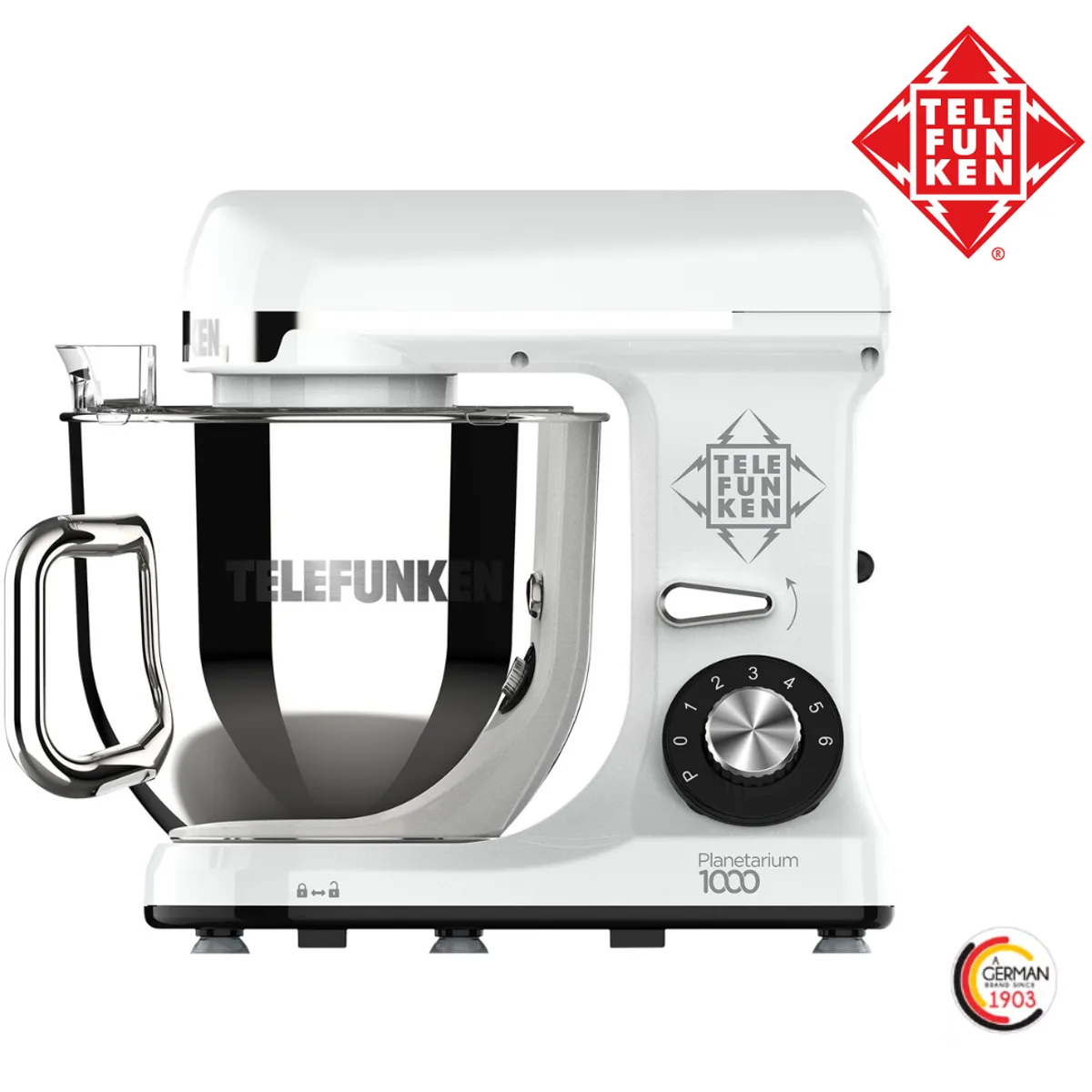 TELEFUNKEN - BATIDORA DE PEDESTAL  5.7 LT TELEFUNKEN PLANETARIUM 1000 BLANCA