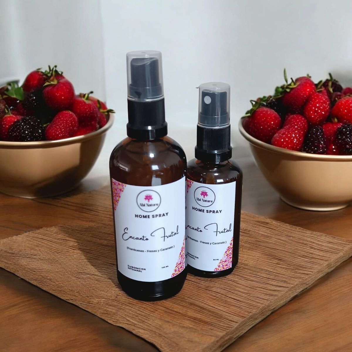 GENERICO - Pack Home Spray Aromatizadores de Ambiente y Textil  Encanto Frutal