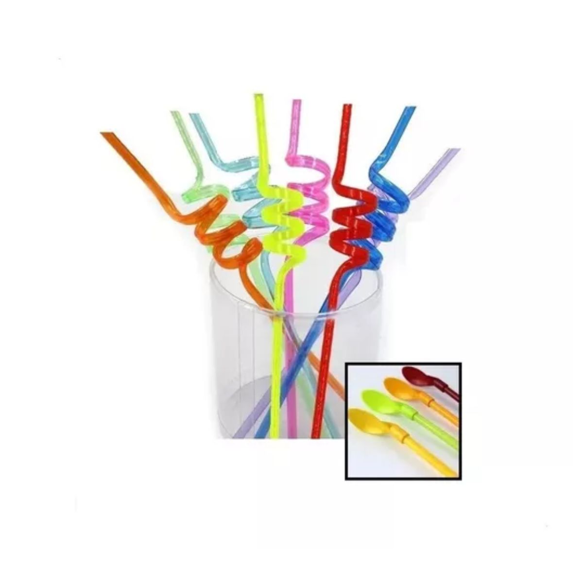 GENERICO - 4 Set De 5 Sorbetes Colores