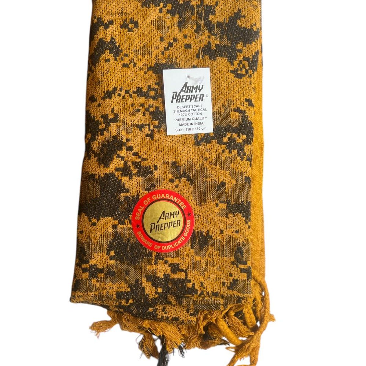 ARMY PREPPER - Bufanda 100 algodon shemagh digital OCRE  trekking