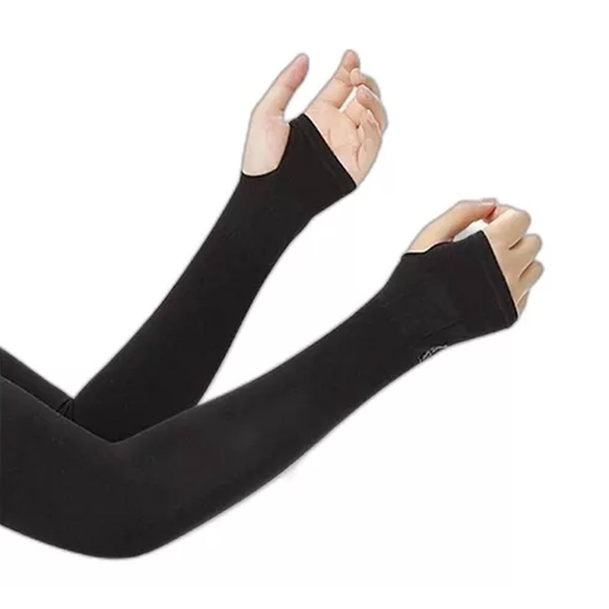 GENERICO - MANGAS BRAZOS PROTECCIÓN UV CON AGUJERO NEGRO