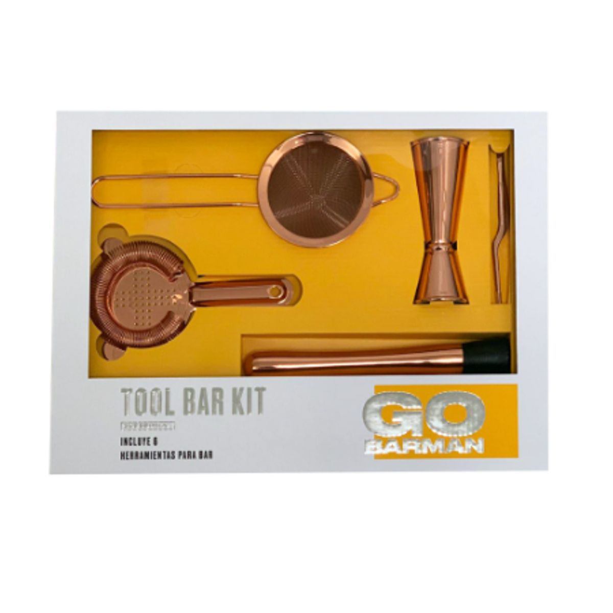 MORITA BAG STORE - KIT BARTENDER TOOL BAR KIT COBRE