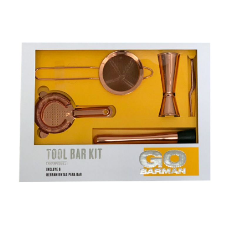 MORITA BAG STORE - KIT BARTENDER TOOL BAR KIT COBRE