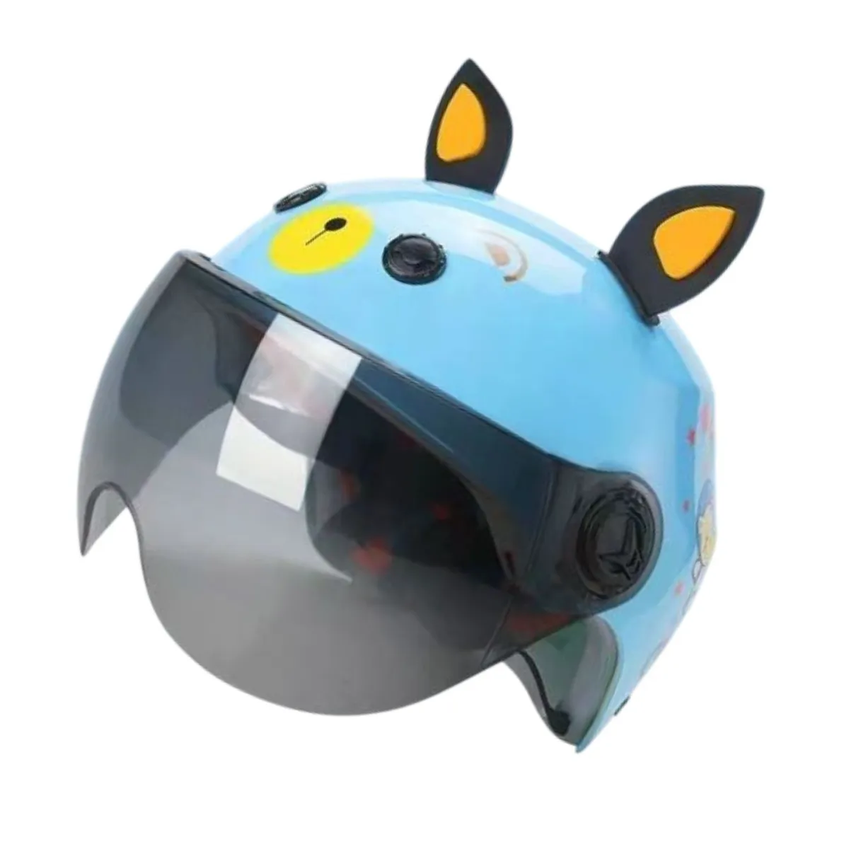 GENERICO - Casco Proteccion Bicicleta Doggy Celeste