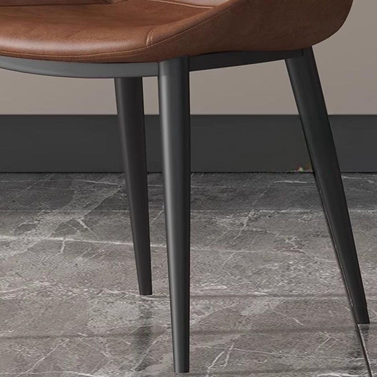 GENERICO - Silla de Comedor Potro - Negro y Marrón