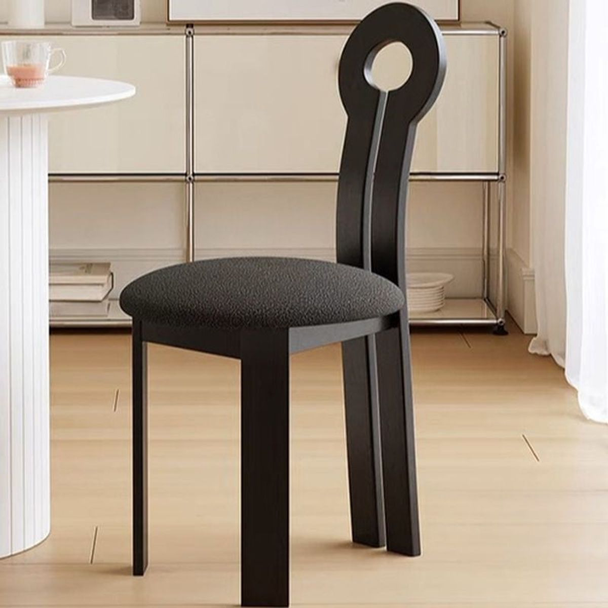GENERICO - Silla de Comedor Hilton - Negro y Negro