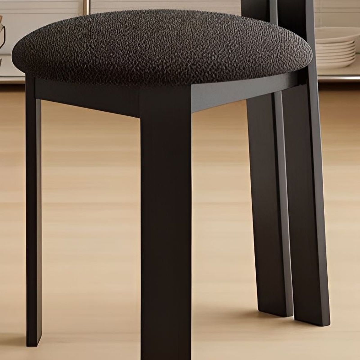 GENERICO - Silla de Comedor Hilton - Negro y Negro