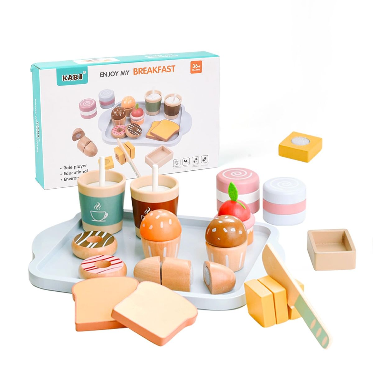 GENERICO - Set De Juego De Desayuno Para Niñas