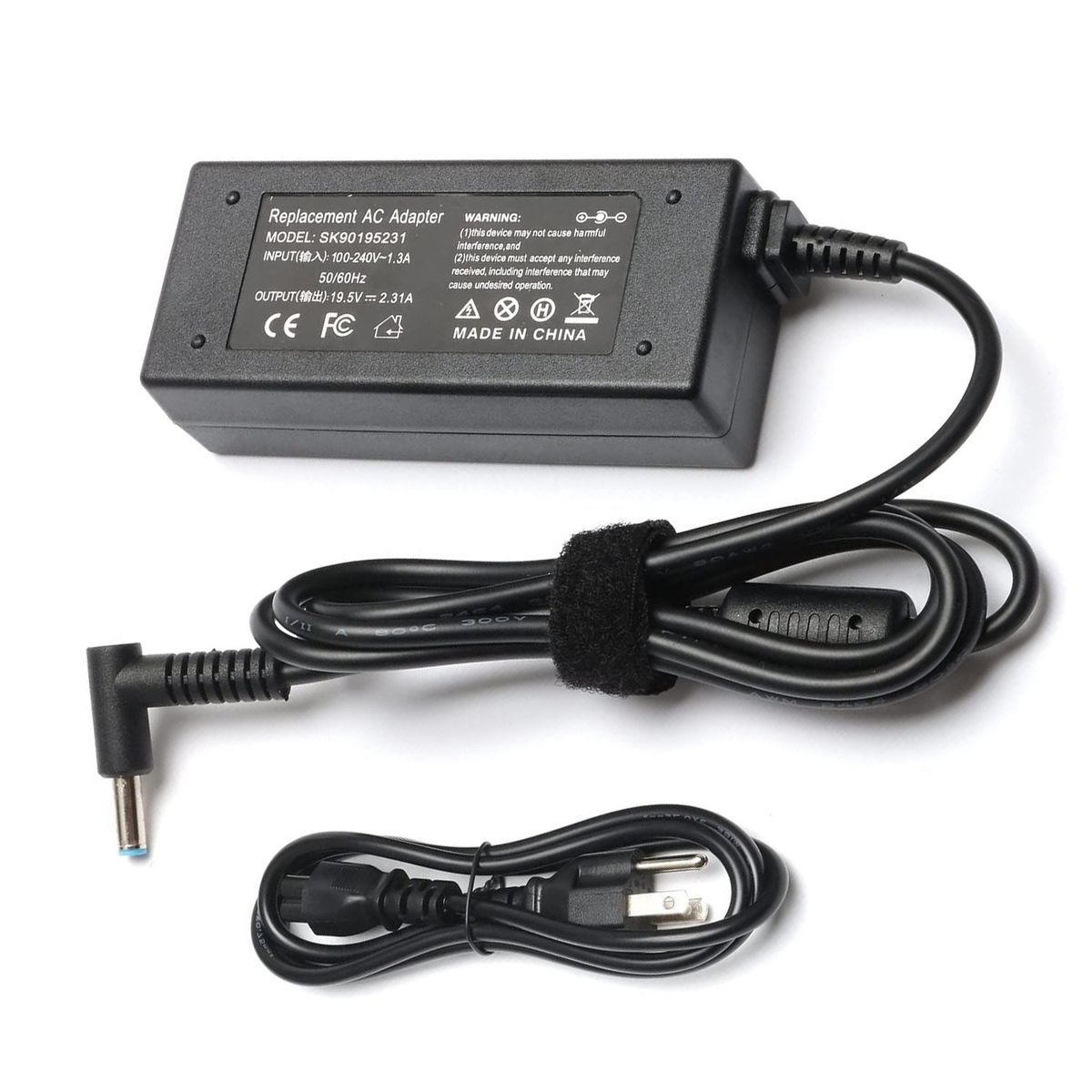 GENERICO - Cargador para Laptop HP 19v.5 2.31A  45w Punta Celeste Genérico