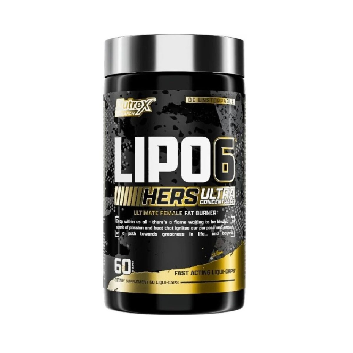 NUTREX RESEARCH - Quemador Nutrex Lipo 6 Hers Ultra Concentrate 60 caps