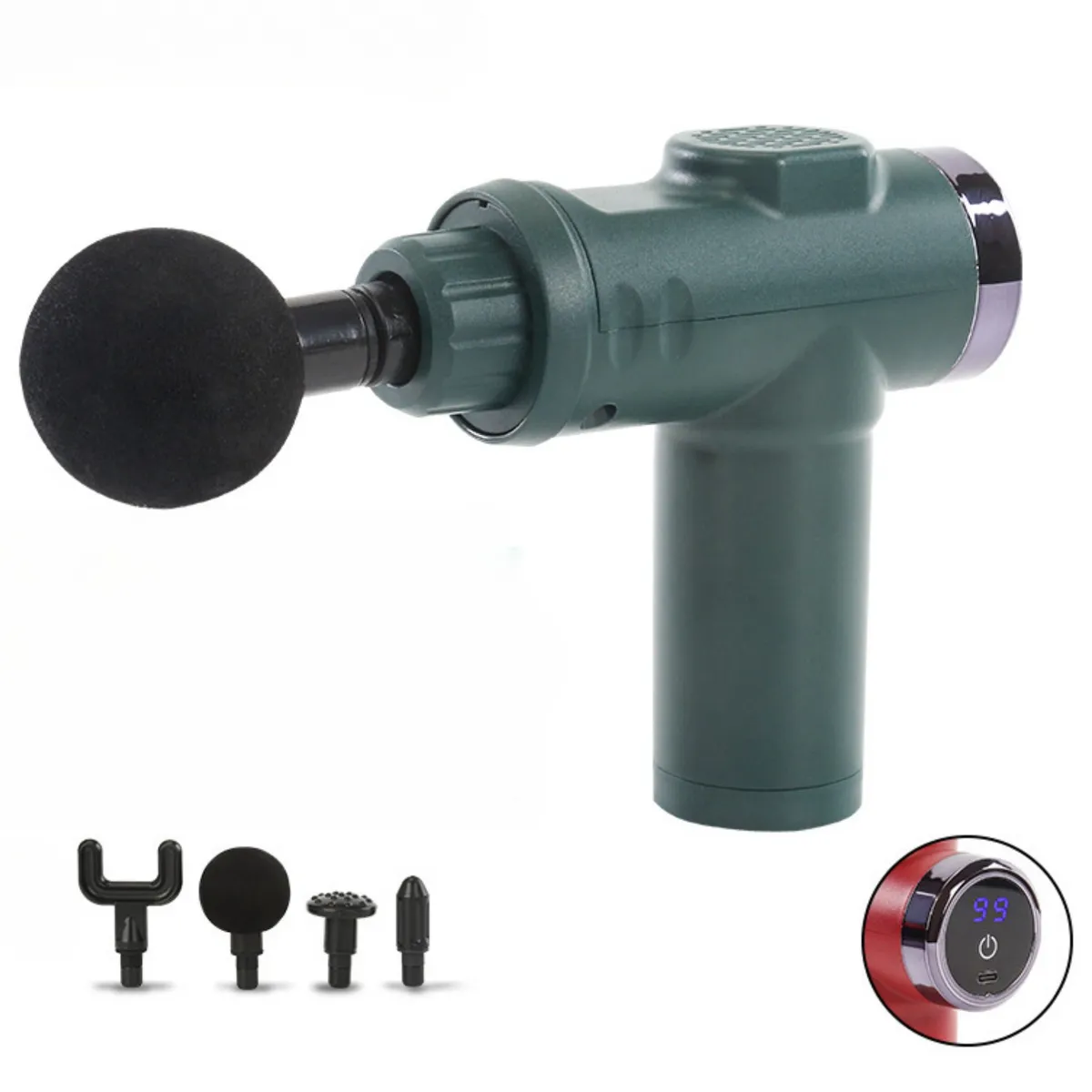 VICTORIA - Masajeador Muscular De Pistola De 20 Velocidades Digital