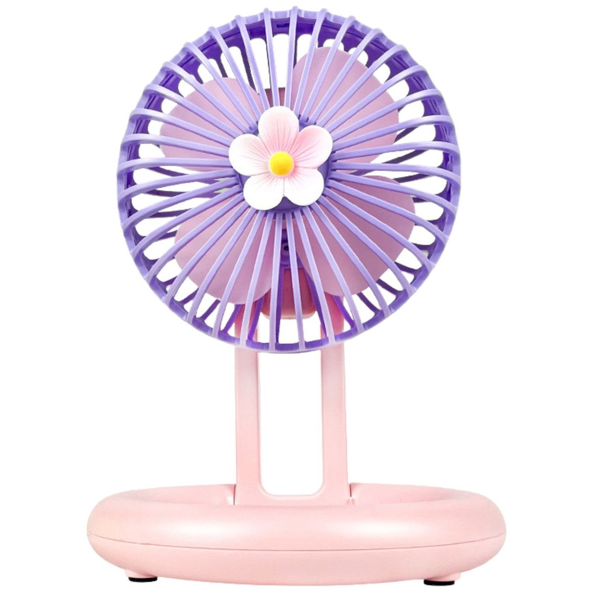 GENERICO - Ventilador Portátil de Escritorio Estilo Flor