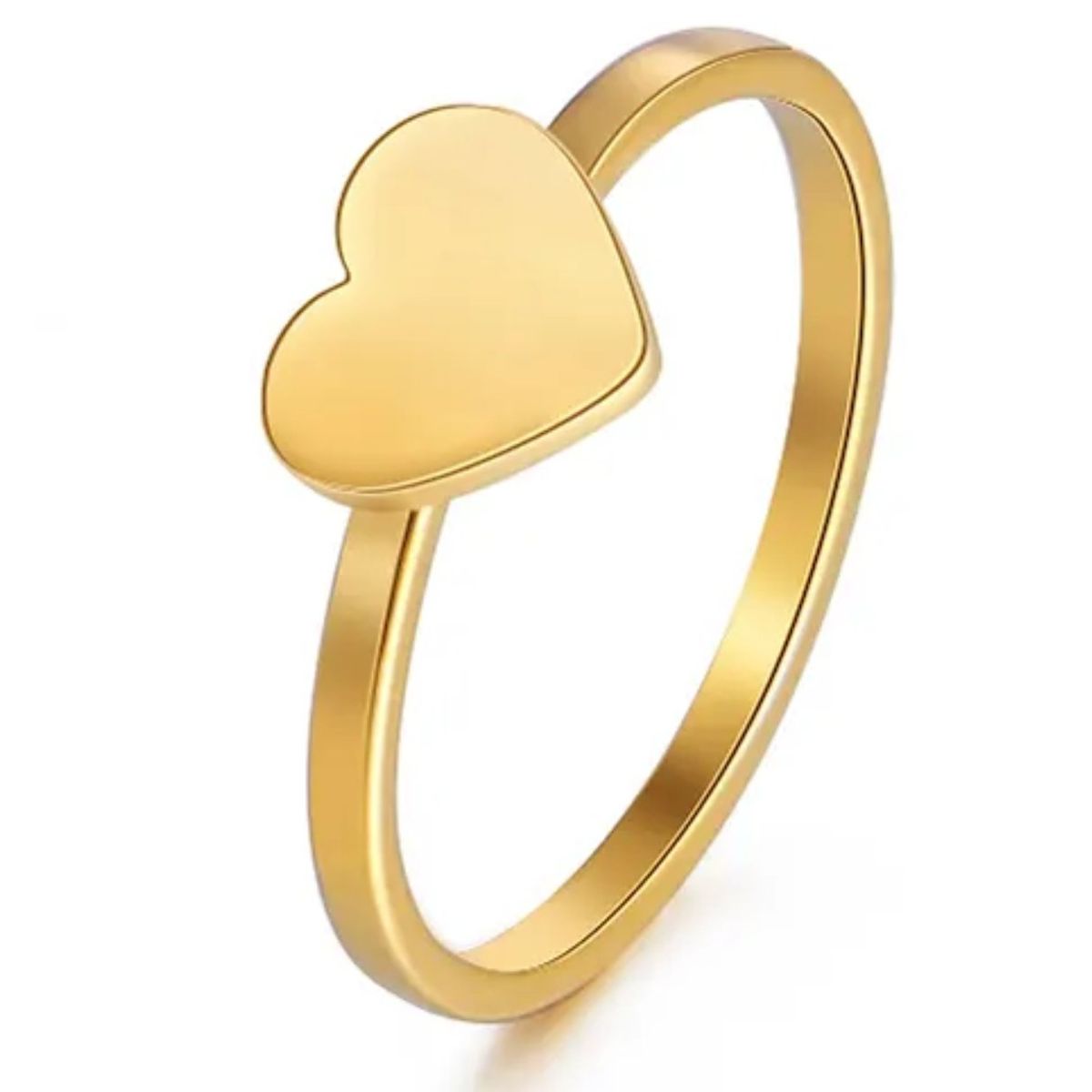 GENERICO - Anillo Corazón Amor Mujer Gold