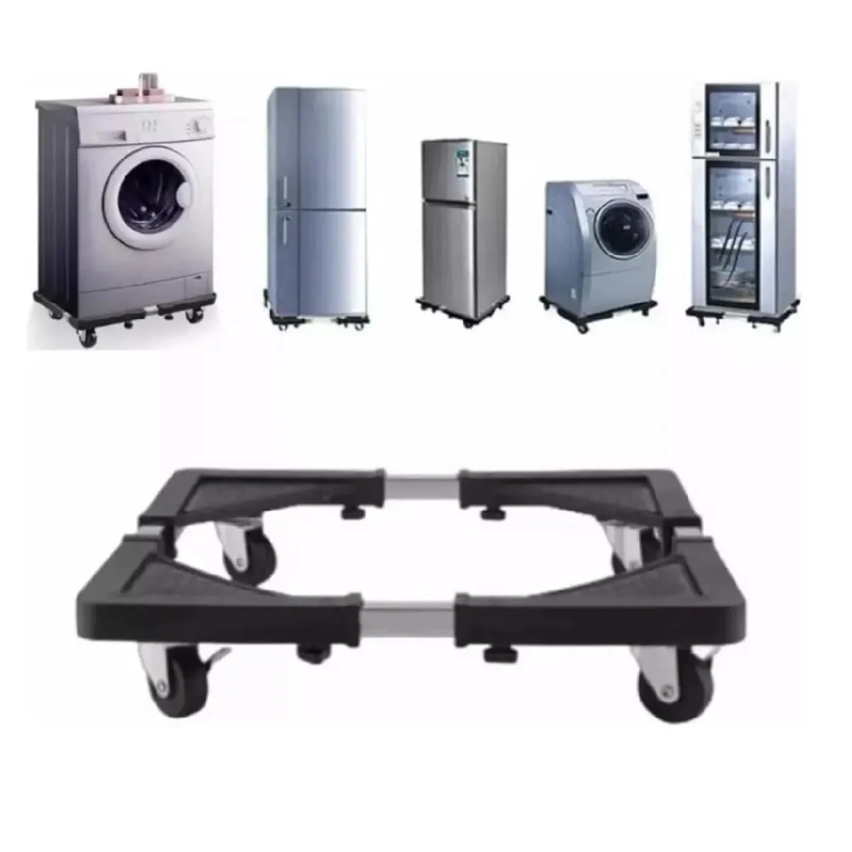 GENERICO - Base Movible Para Lavadora Refrigeradora Y Muebles