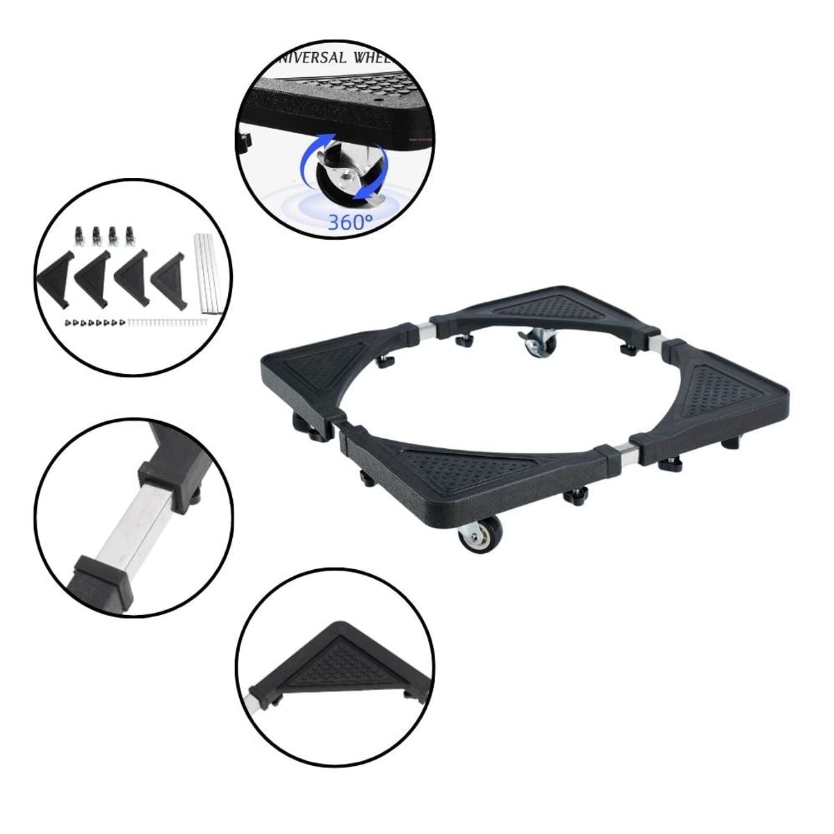 GENERICO - Base Ajustable Multifuncional De Acero Para Electrodomésticos