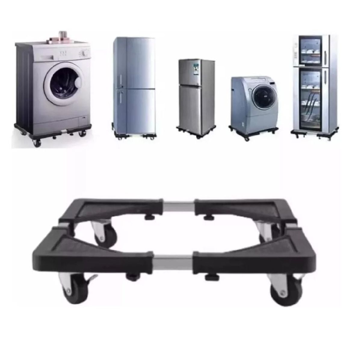 GENERICO - Base Movible Para Lavadora Refrigeradora Y Muebles