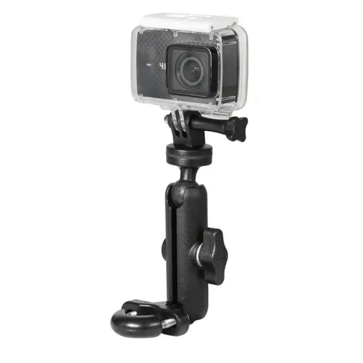 MOTOWOLF - Soporte de Cámara Go-Pro Motowolf Base Manillar Tubo