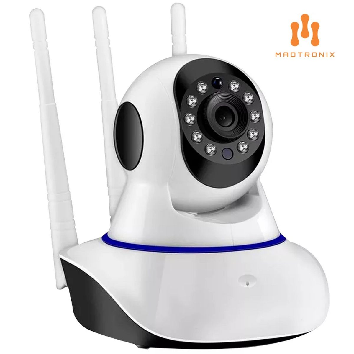 MADTRONIX - Cámara de Seguridad 360º 3 Para Interiores WIFI