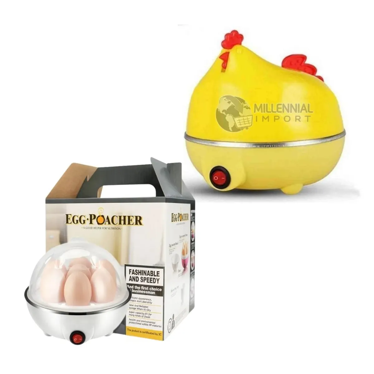 GENERICO - Hervidor De Huevos Eléctrico Modelo Gallina