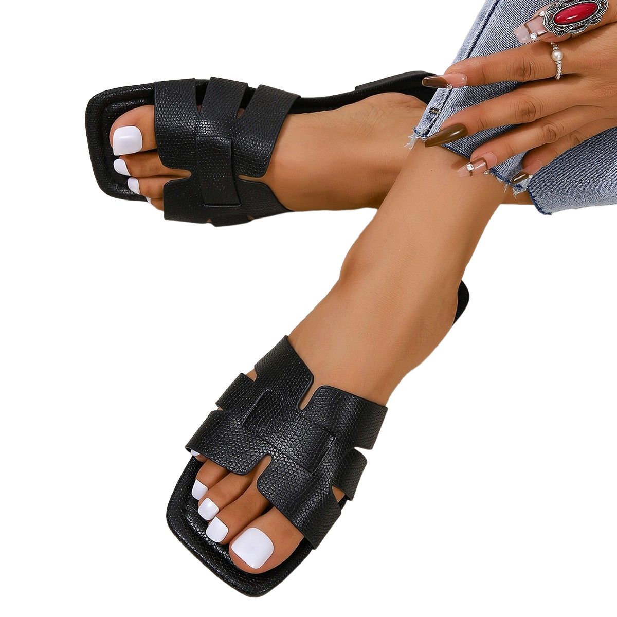 BLWOENS - Zapatillas de verano para mujeres - Negro