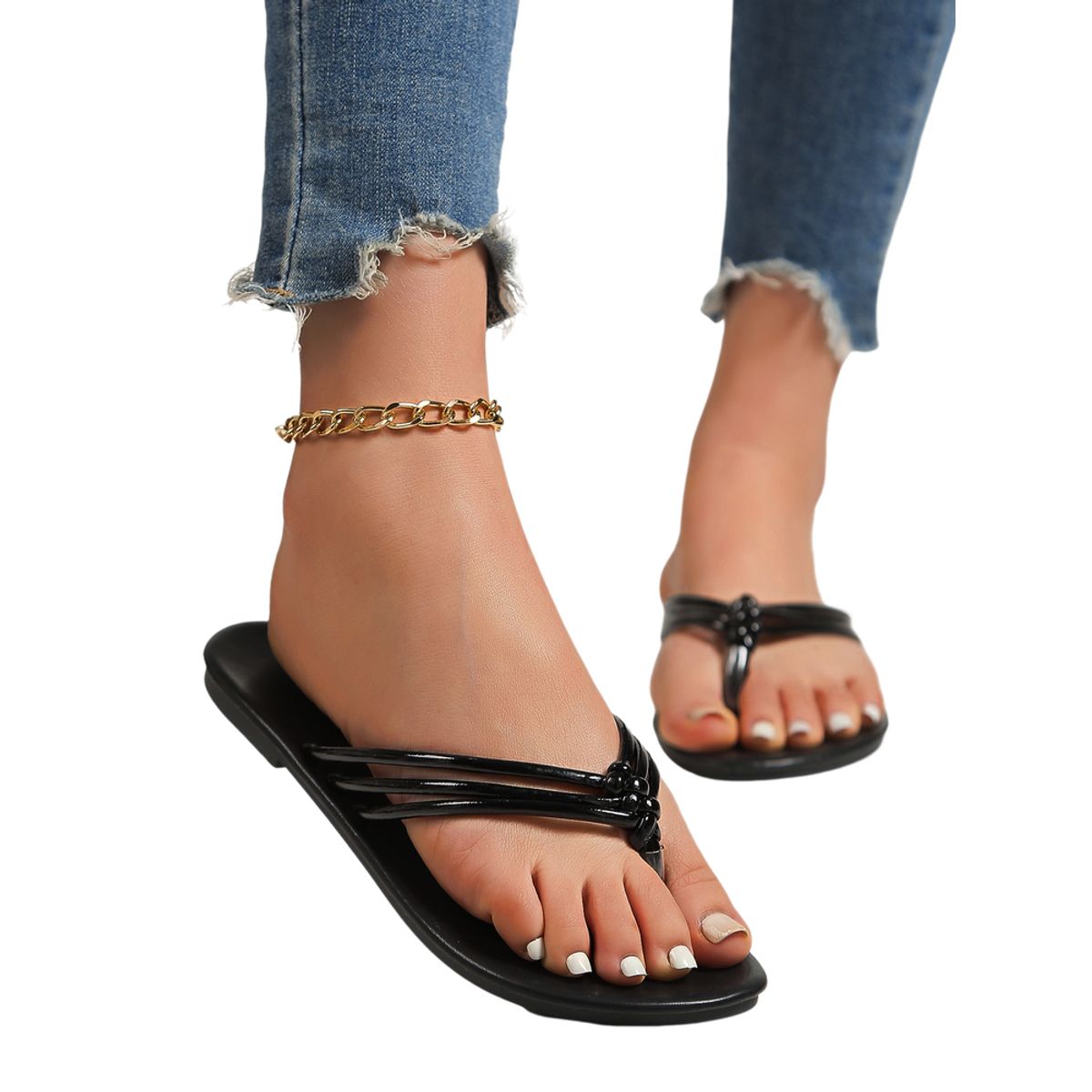 BLWOENS - Zapatillas de verano para mujeres - Negro