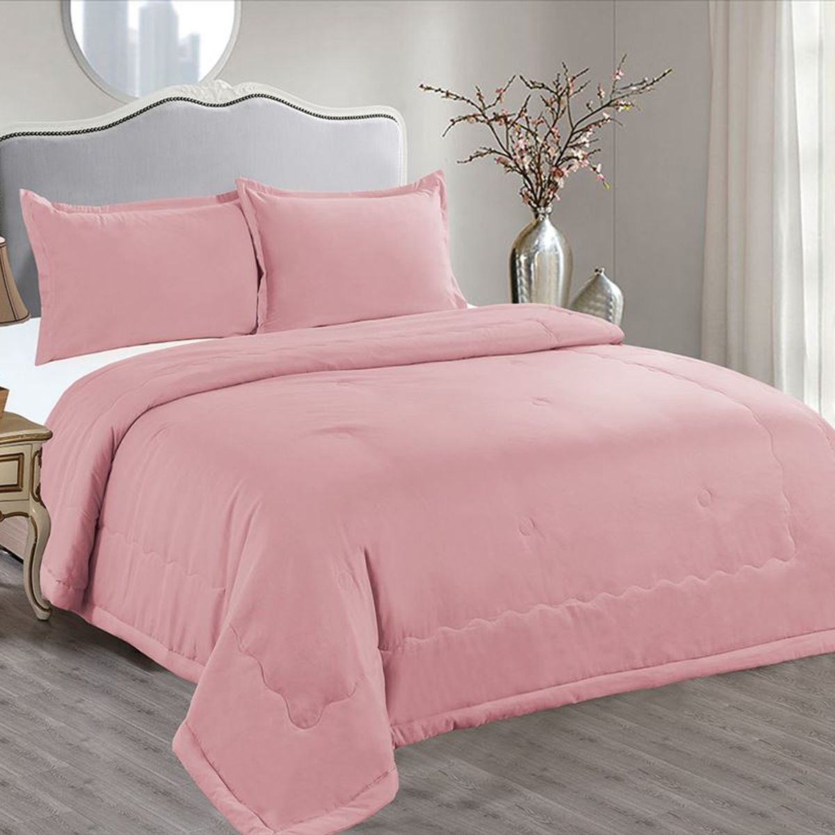 CASATEX - Set Cubrecama + Fundas de Almohada 2 plazas 100% Algodón