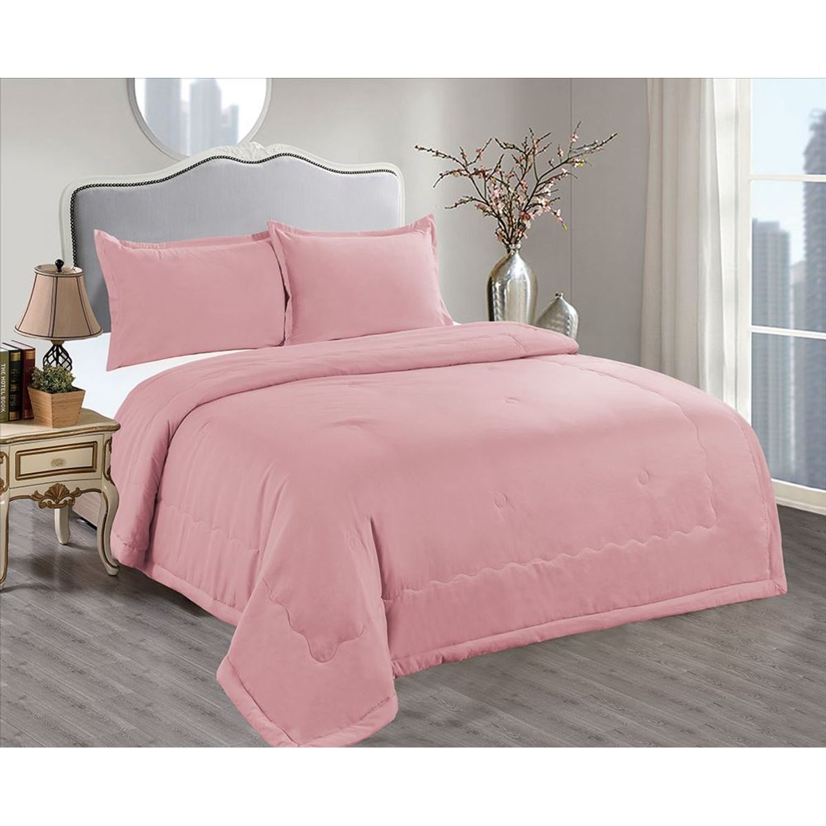 CASATEX - Set Cubrecama + Fundas de Almohada 2 plazas 100% Algodón