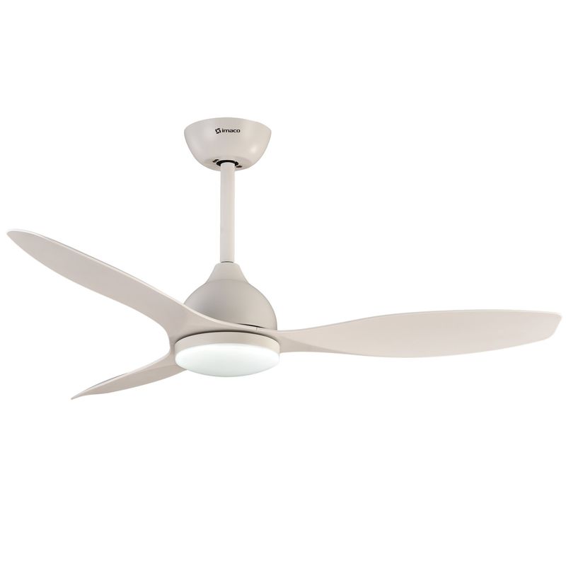 IMACO - Ventilador decorativo de techo 48 cluz led timer 8h Imaco CF4835DC