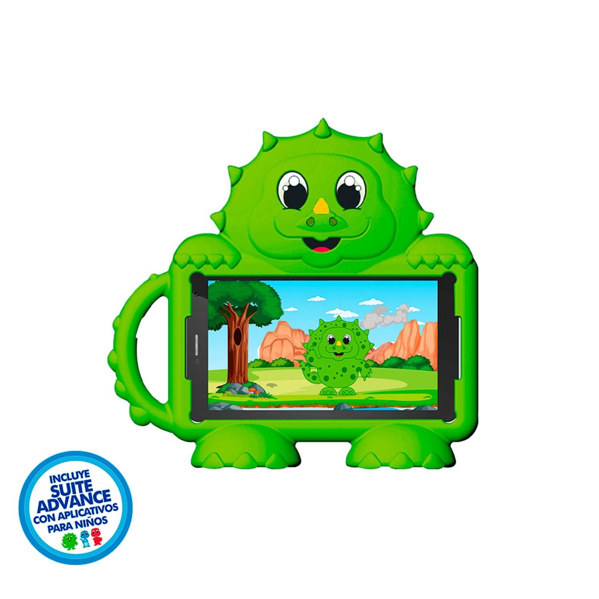 ADVANCE - Tablet Advance para niño verde, 7", Android 12 Go Edition, 32GB, 2GB RAM, Wi-Fi