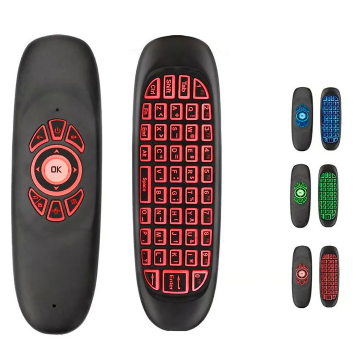 GENERICO - Control air mouse teclado inalambrico para android tv box smart tv