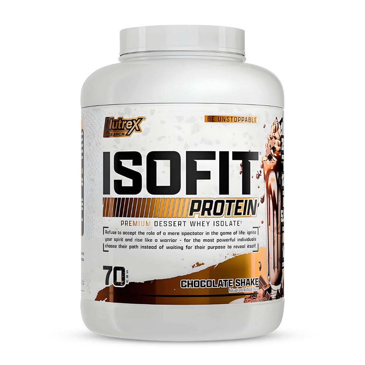 NUTREX RESEARCH - Proteina Isolatada ISOFIT Nutrex Research 5 LB - Chocolate Shake